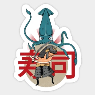 Sashimi Samurai Sticker